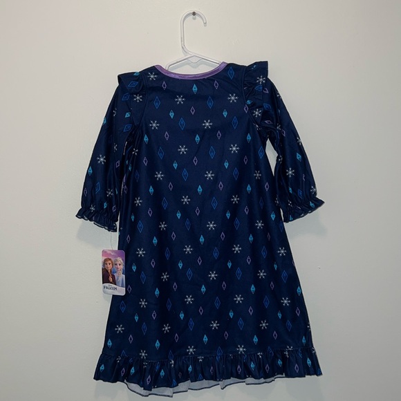 Disney Frozen Anna and Elsa Toddler Girl's Nightgown - Picture 4 of 4